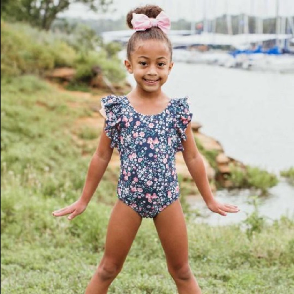 Butterfly sleeve One Piece Swimsuit